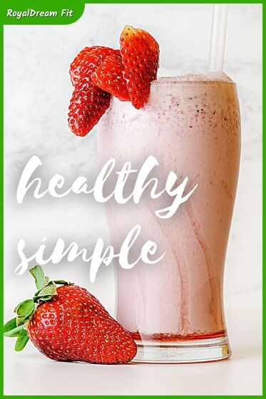 ☀️ What is a better way to start the morning than with a yummy and healthy strawberry shake □□□