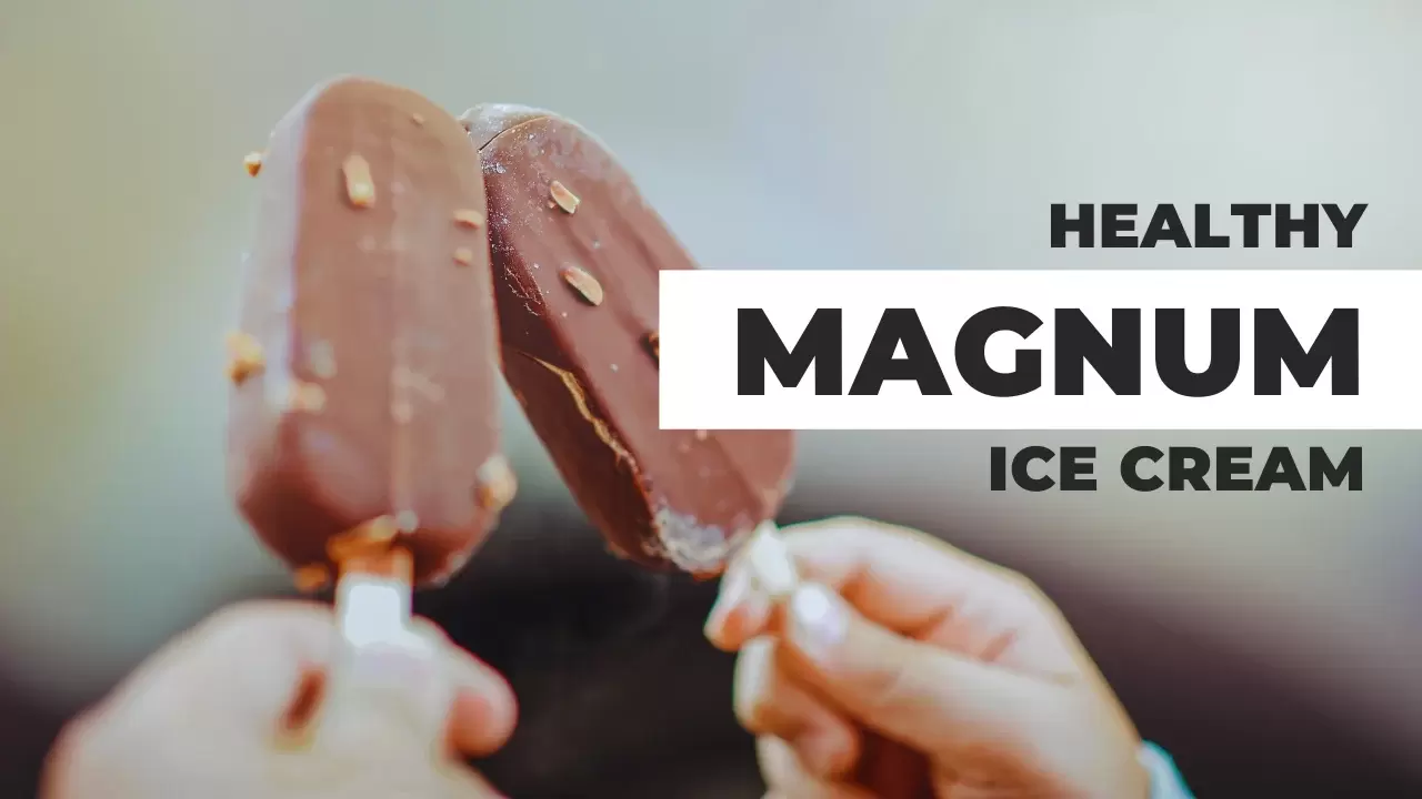 Melts in your mouth not in your hand healthier magnum ice cream bar (vegan, naturally sweetened)